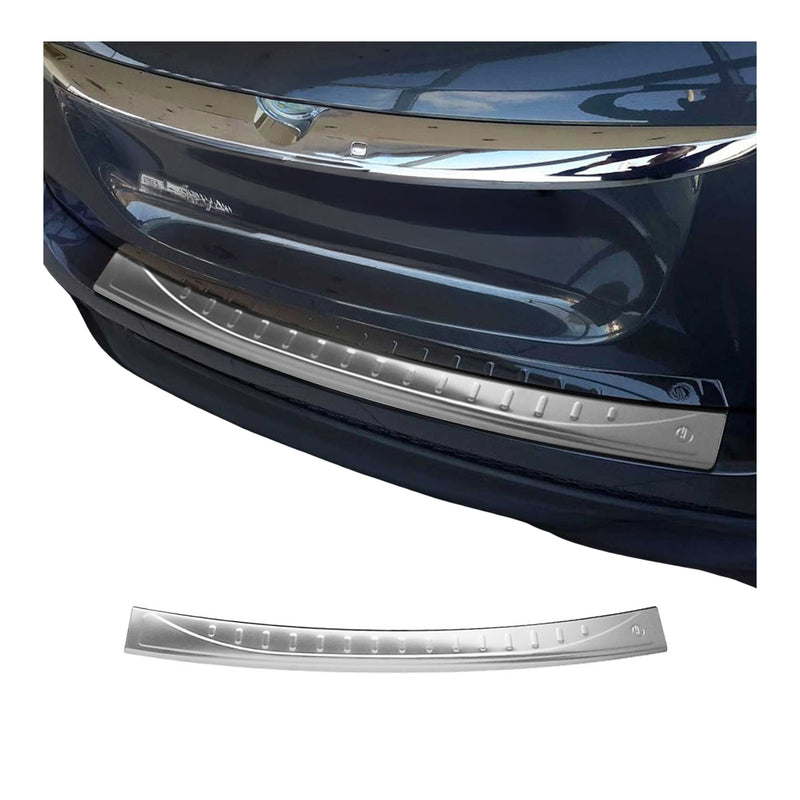 Protection Seuil De Pare-Chocs Arriére pour Fiat 500X 2014-2025 Acier Brossé