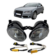 JOM Feux Antibrouillard pour Audi A4 B8 Avant 8K5 2007-2011 A6 4F5 2008-2011 Q5 8R Seat Exeo LED