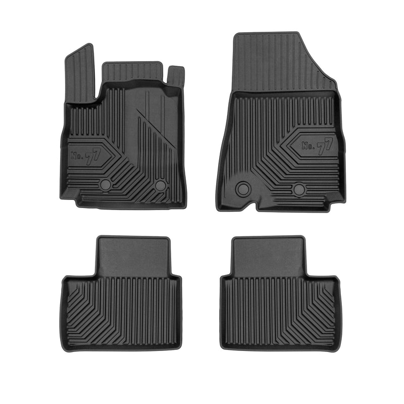 Tapis de Sol de Voiture pour Renault Arkana 2019-2025 TPE Imperméable Noir 4Pcs