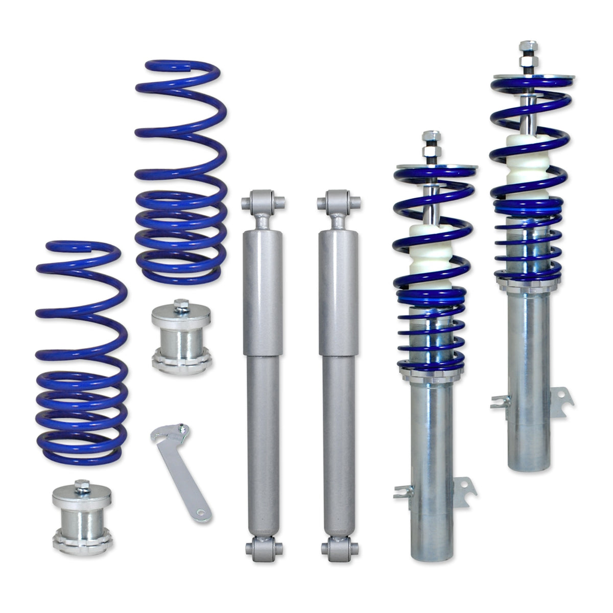 JOM BlueLine Combinés Filetés pour Citroen C3 1.2THP / 1.2VTi / 1.4 / 1.4LPG