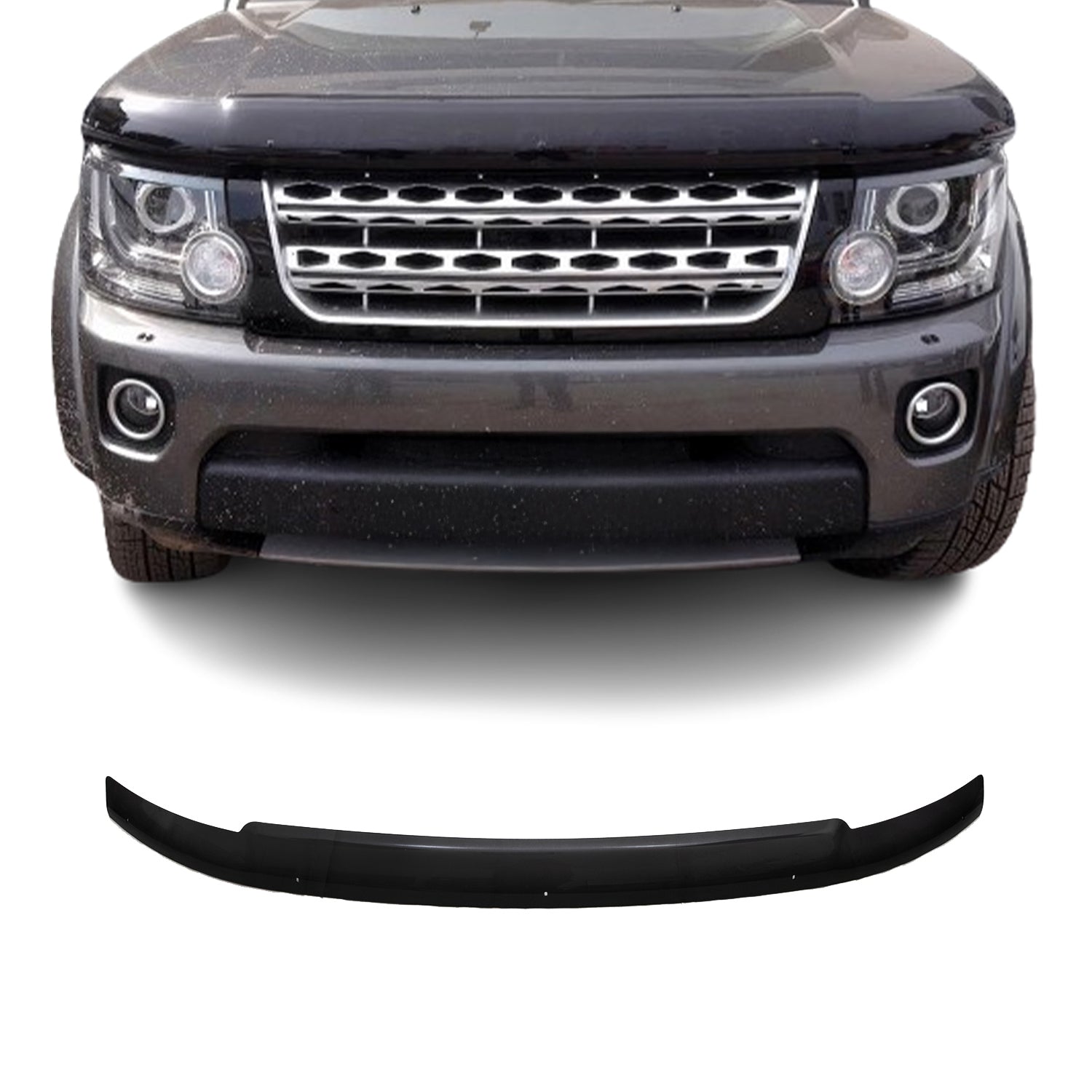 Deflecteurs d'air de capot pour Land Rover Discovery 2009-2017 Acrylique Noir