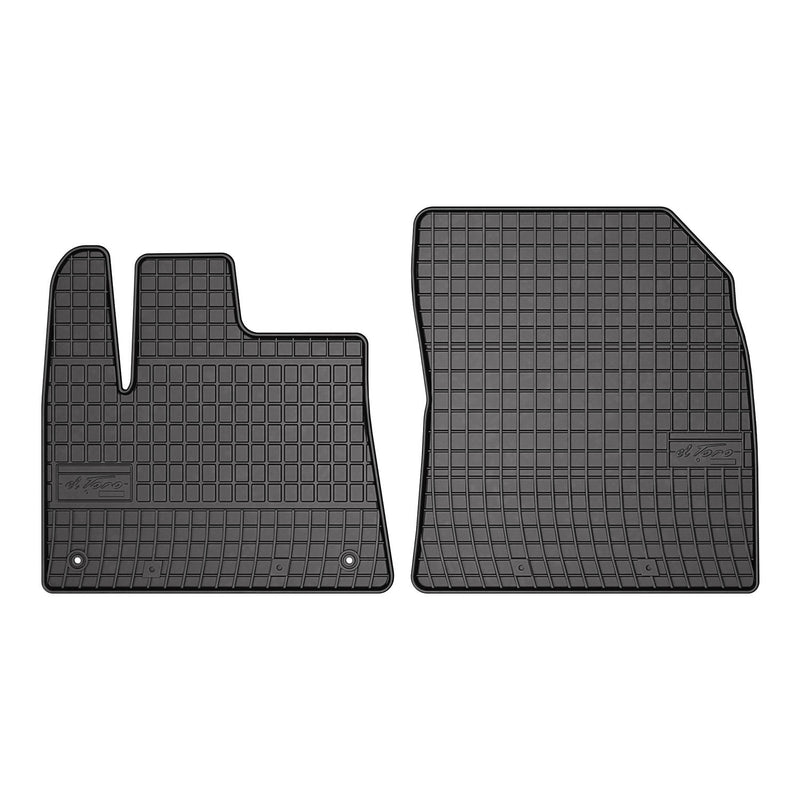 Tapis de Sol pour Opel Combo D 2012-2019 Convient à 1ème rangée Noir Caoutchouc