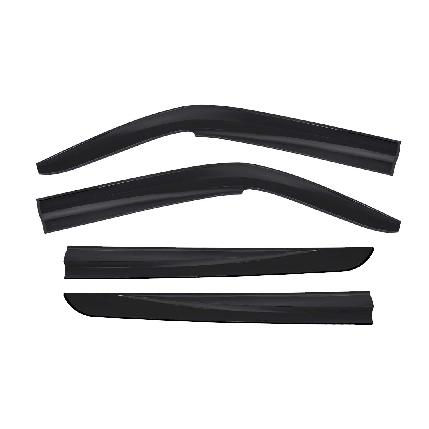 Déflecteurs De Vent Pluie D'air pour VW Transporter T5 T6 2003-2023 Acryl 4Pcs