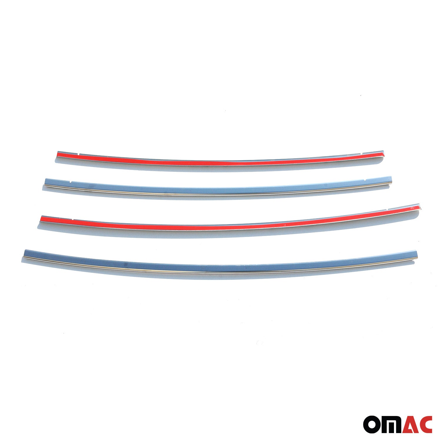 Moulure de Grille de Calandre pour Fiat Fiorino 2007-2016 Chromé 4Pcs