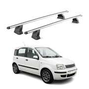 Barres de toit transversales Alu pour Fiat Panda II 2003-2012 TÜV 75 kg Gris 2x