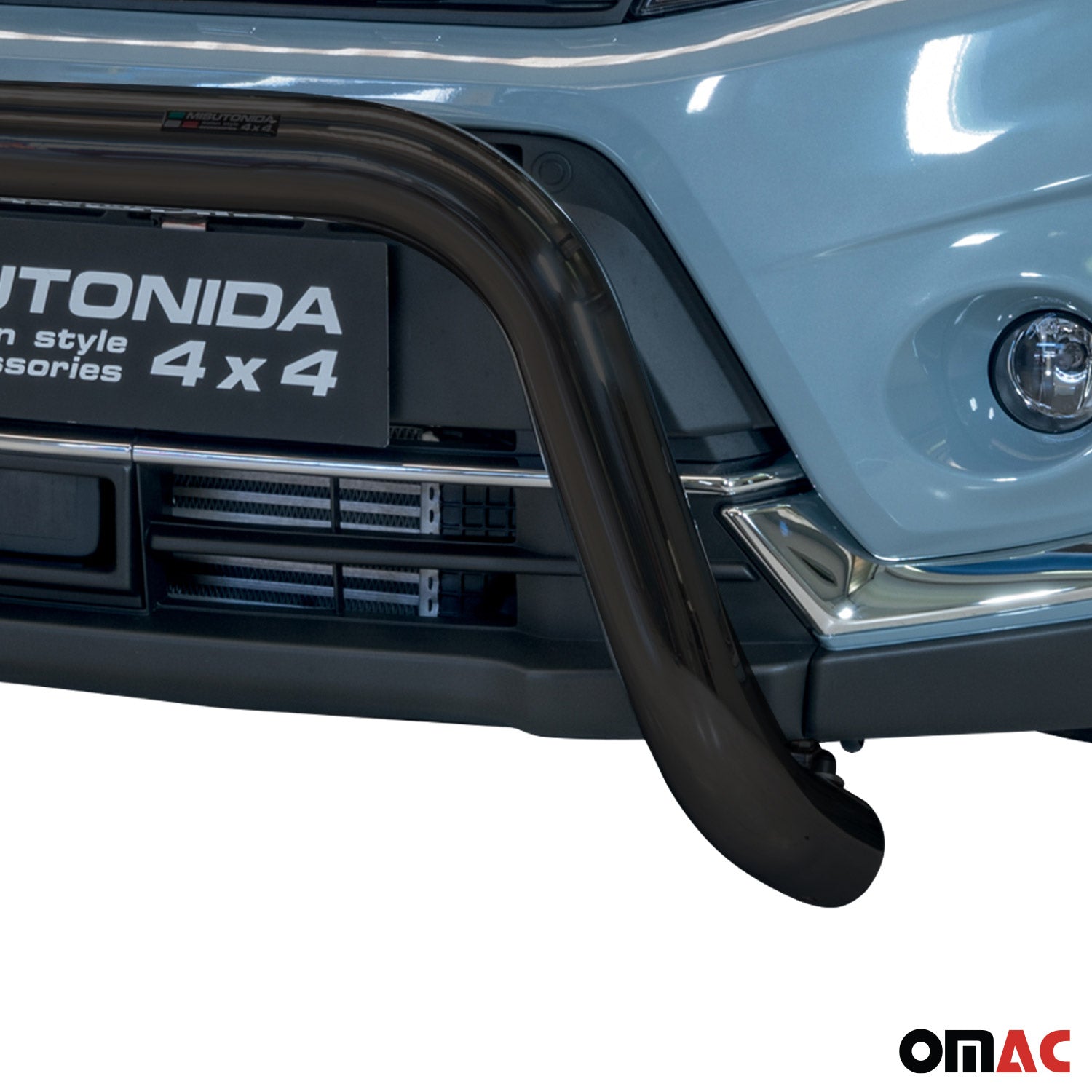 Pare-buffle Avant pour Suzuki Vitara 2019-2026 76 mm en Acier Noir