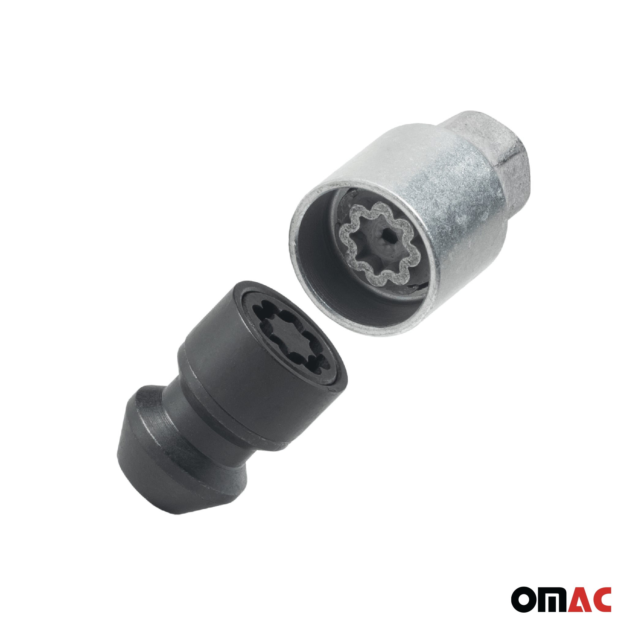 Vis de roue antivol pour Dodge Nitro 2007-2012 Acier Noir lot de 4 1/2"