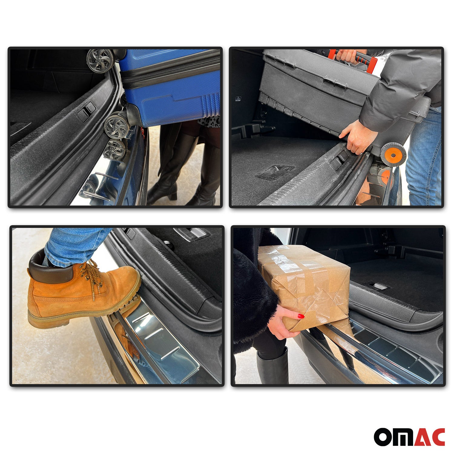 Protection de Pare-Chocs Arrière pour VW Amarok I 2010-2020 Inox finition polie