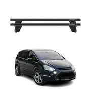Menabo Barres de toit Transversales pour Ford S-Max 2006-2015 Noir ABE 2x