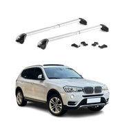 Barres de toit transversales pour BMW X3 F25 G01 2011-2024 Alu Gris 2x ABE