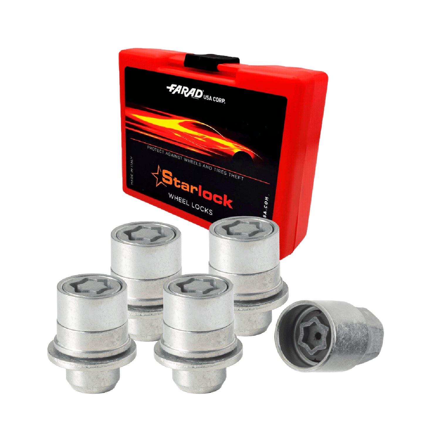 Vis de roue antivol pour KIA Opirus 2006-2012 Acier Gris lot de 4 M12X1,5