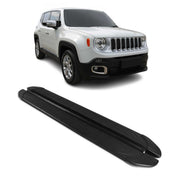 Marchepieds Latéraux pédale pour Jeep Renegade 2015-2024 2Pcs Aluminium Noir