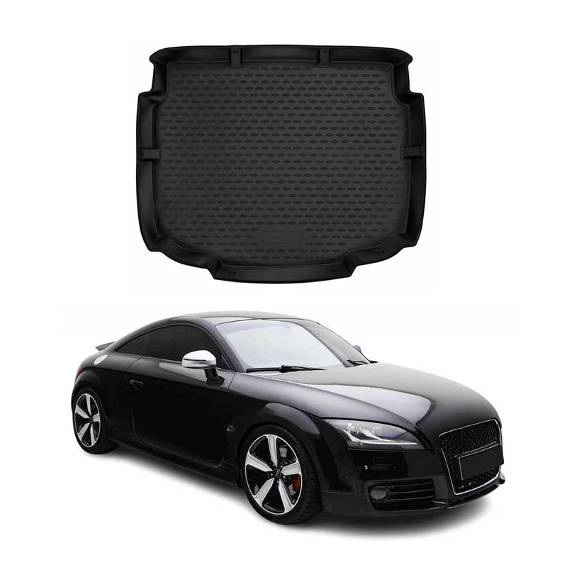 OMAC Tapis de coffre pour Audi TT 8J 2006-2014 caoutchouc TPE Noir