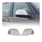 Coques de Rétroviseurs pour VW Transporter T5 2010-2015 en Acier Chromé Argent