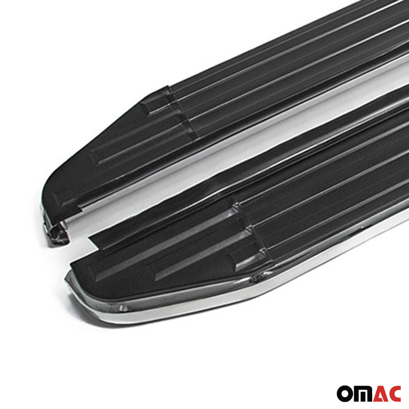 Marchepieds Latéraux pour Hyundai ix35 2010-2015 ABE Alu