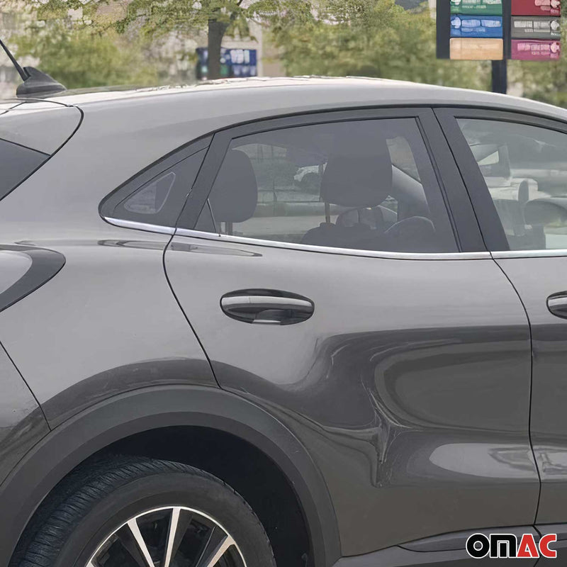 Baguettes de fenêtre cadres de fenêtre pour Ford Puma 2020-2025 en Acier inoxy