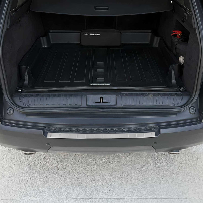 Protection seuil coffre pare-chocs pour Range Rover Sport 2014-2020 inox Brossé