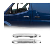 Couverture de poignée de porte pour Mercedes Sprinter 2018-2026 Acier Inox 4Pcs