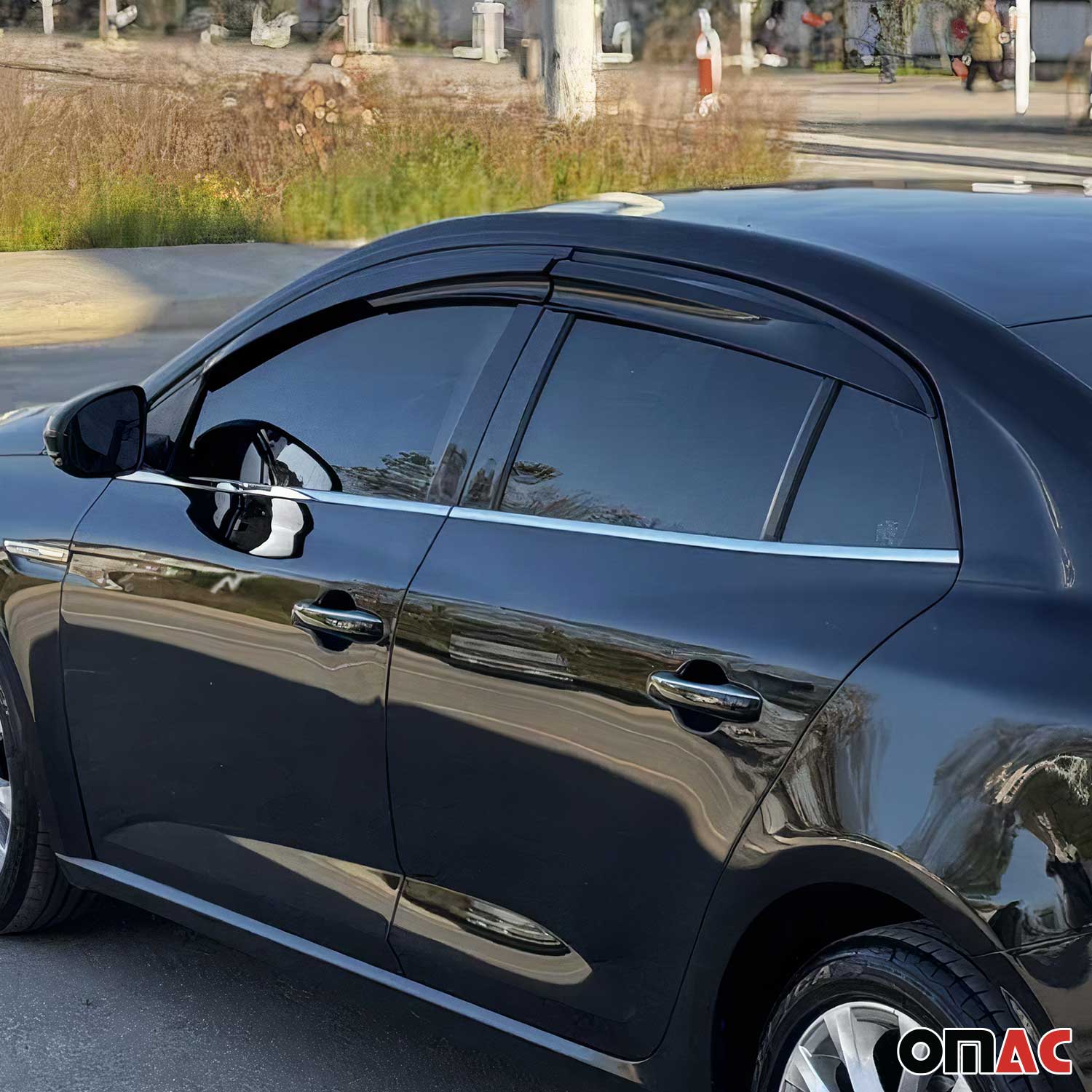 Garniture de Fenêtre pour Renault Megane Berline 2016-2020 Acier Inox 6Pcs