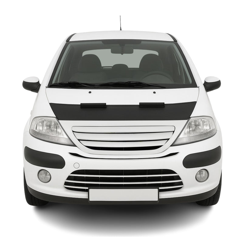 Protège Capot pour Citroen C3 2003-2009 Masque de voiture vinyle Noir