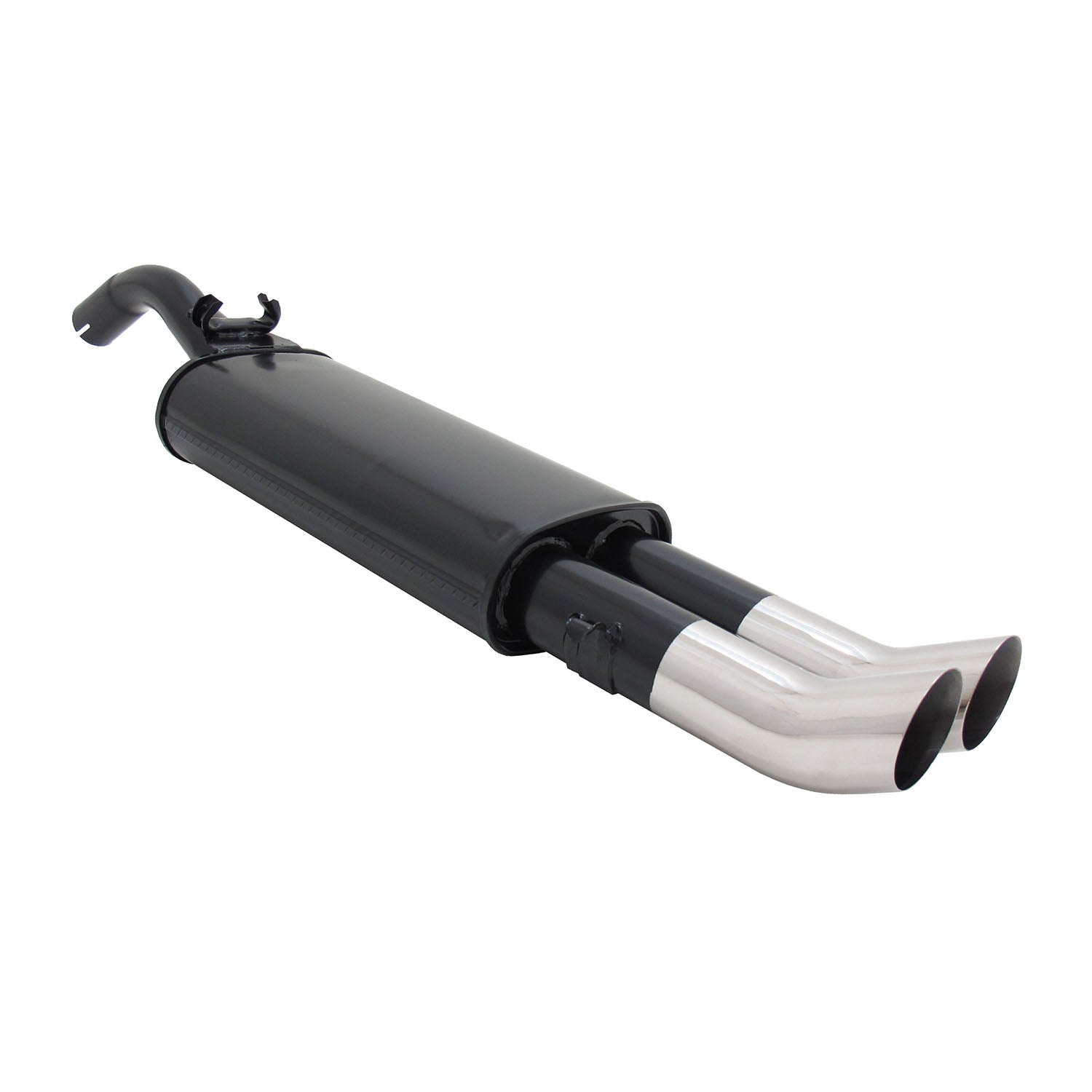 Échappement arrière sport Novus pour VW Golf 2 19E 2x76mm DTM avec ABE