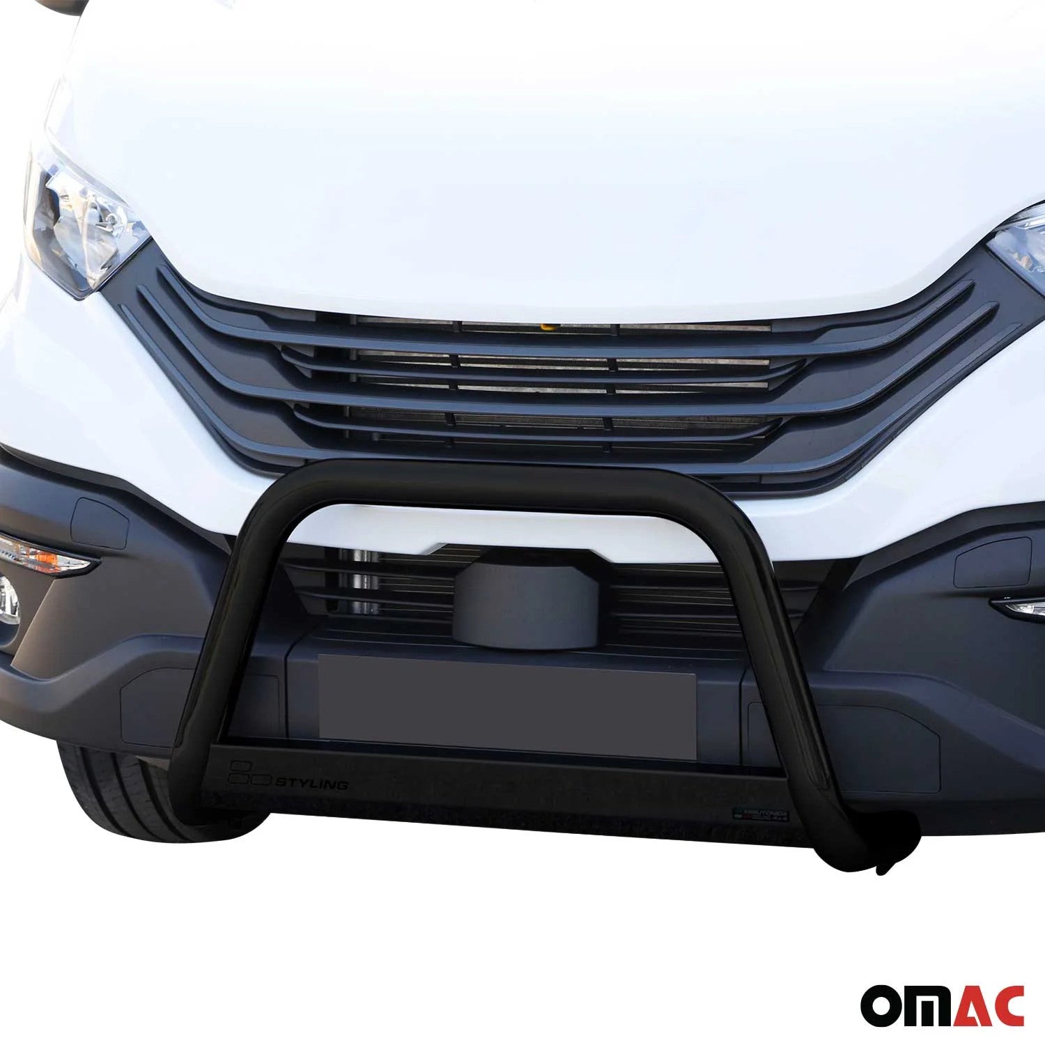 Pare-Buffle Avant Pour Iveco Daily à partir de 2024 Ø63mm Acier Inoxydable Noir