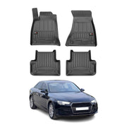 OMAC Tapis de sol caoutchouc pour Audi A4 Berline Break Allroad 2016-25 Premium