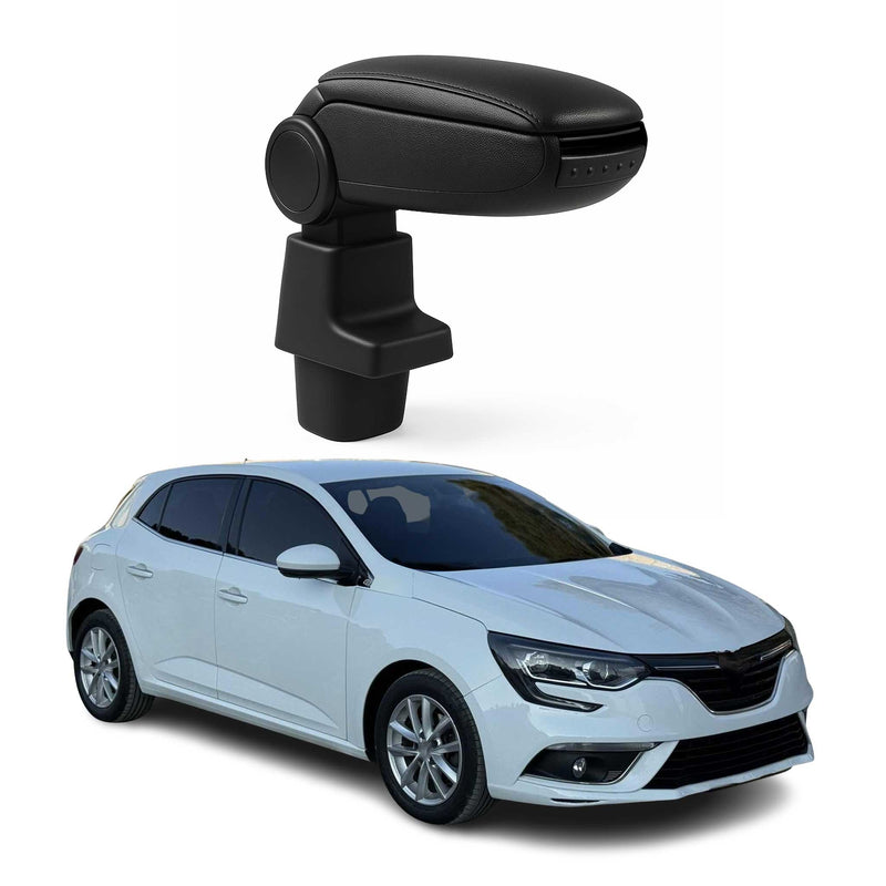 Accoudoir pour Renault Megane IV Break 2016-2022 Vinyl Abs Noir