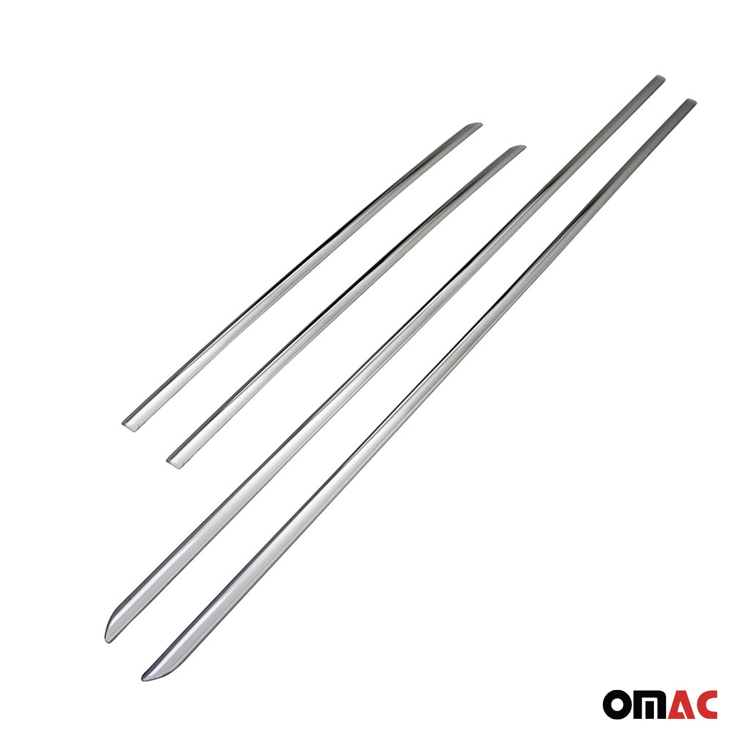 Garniture baguette de porte latérale pour BYD Atto 3 / Seal U 2022-2026 inox 4x