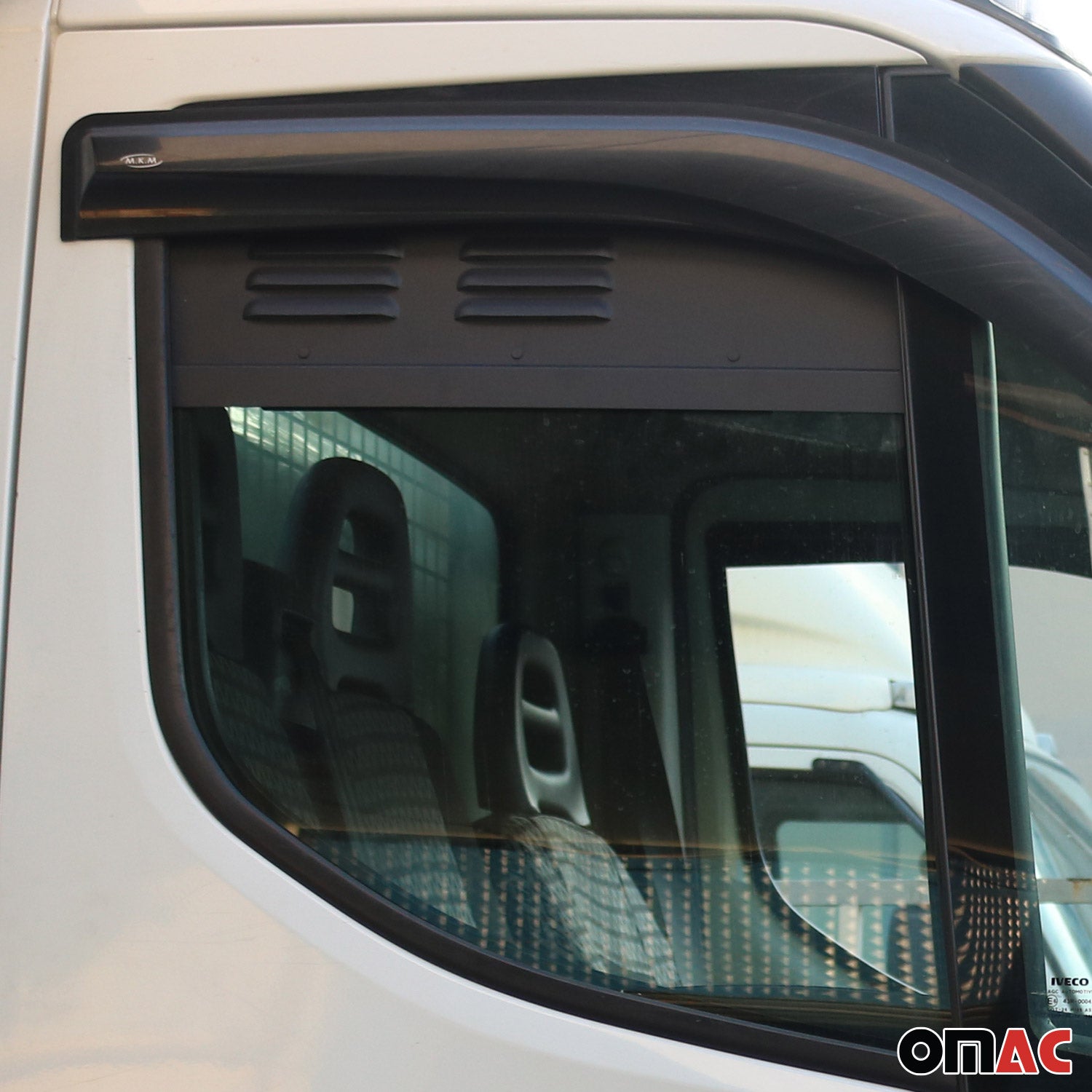 Garniture de Fenêtre pour Iveco Daily 2014-2022 2Pcs Noir