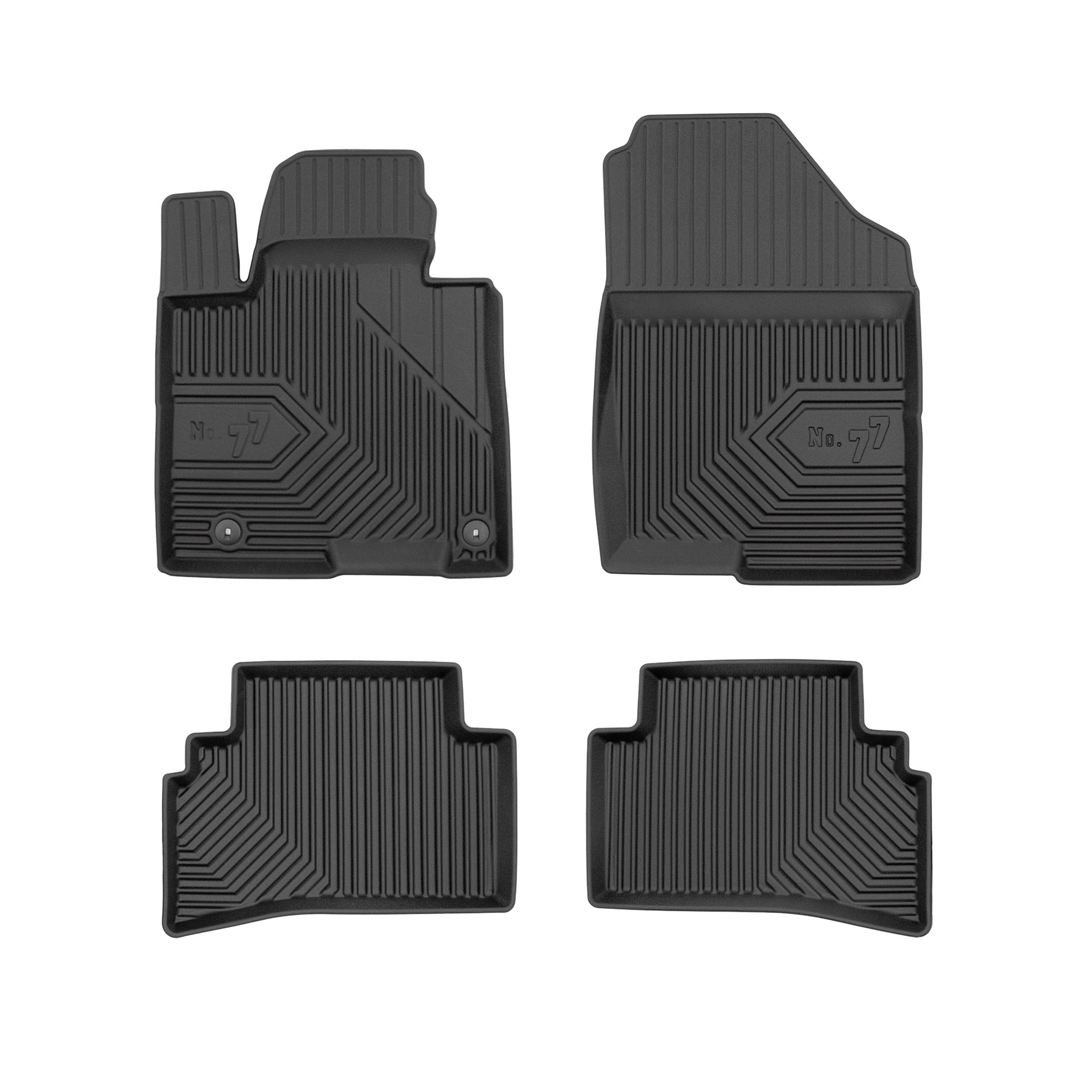 Tapis de sol pour Hyundai Tucson IV Gas & Mild Hybrid 2022-26 sauf PHEW TPE 3Pcs