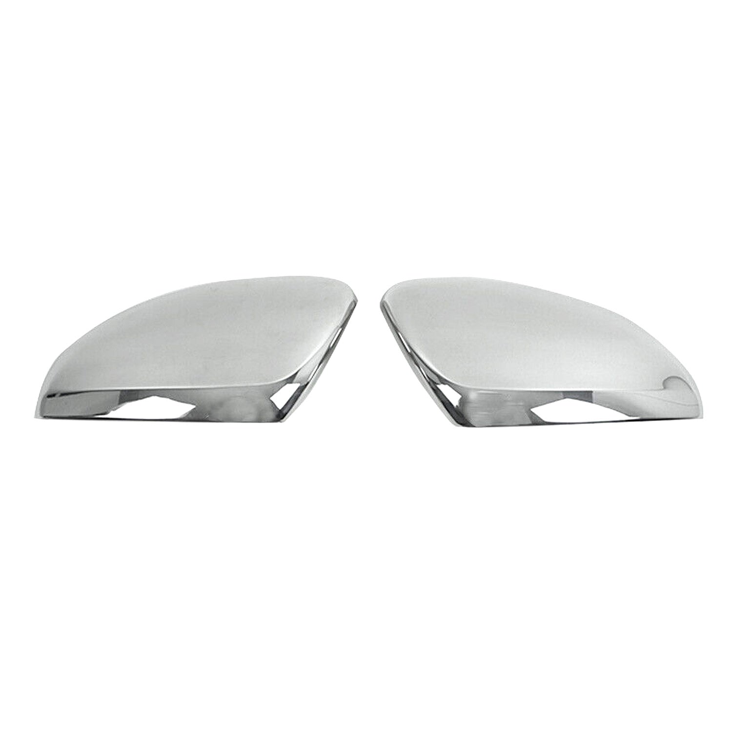 Coques de Rétroviseurs pour Peugeot 2008 2013-2019 en Acier Chromé Argent