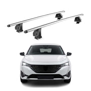 Barres de toit transversales Alu pour Peugeot 308 III HB Break 2021-2026 Gris