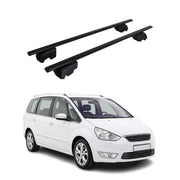 Barres de toit Transversales pour Ford Galaxy II 2006-2015 Acier Noir 2Pcs