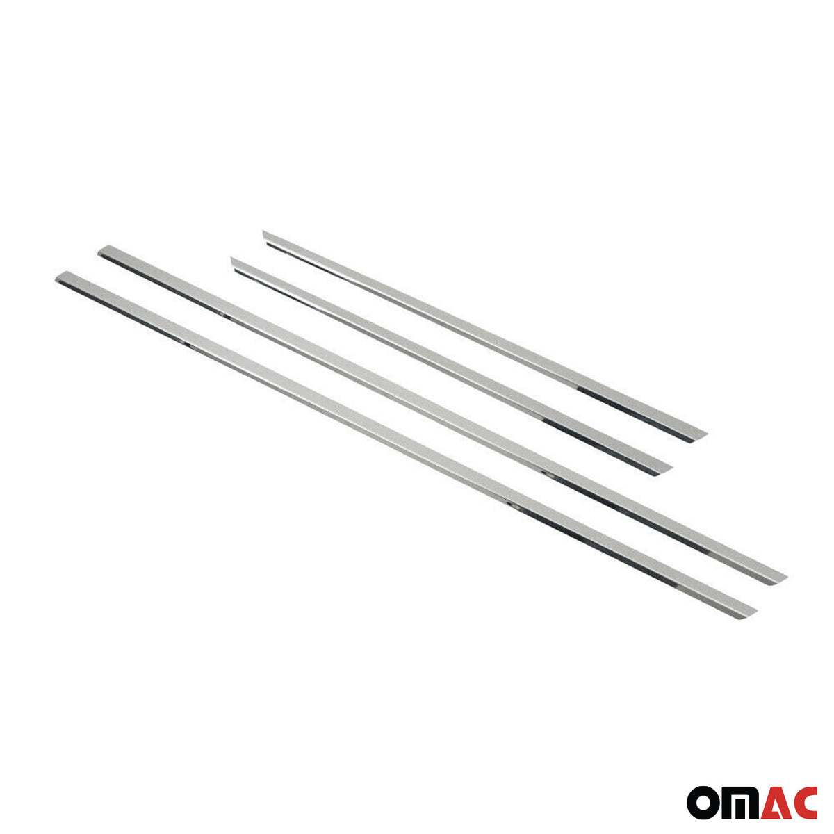 Baguettes de porte pour Renault Megane II 2003-2008 en acier inox chrome