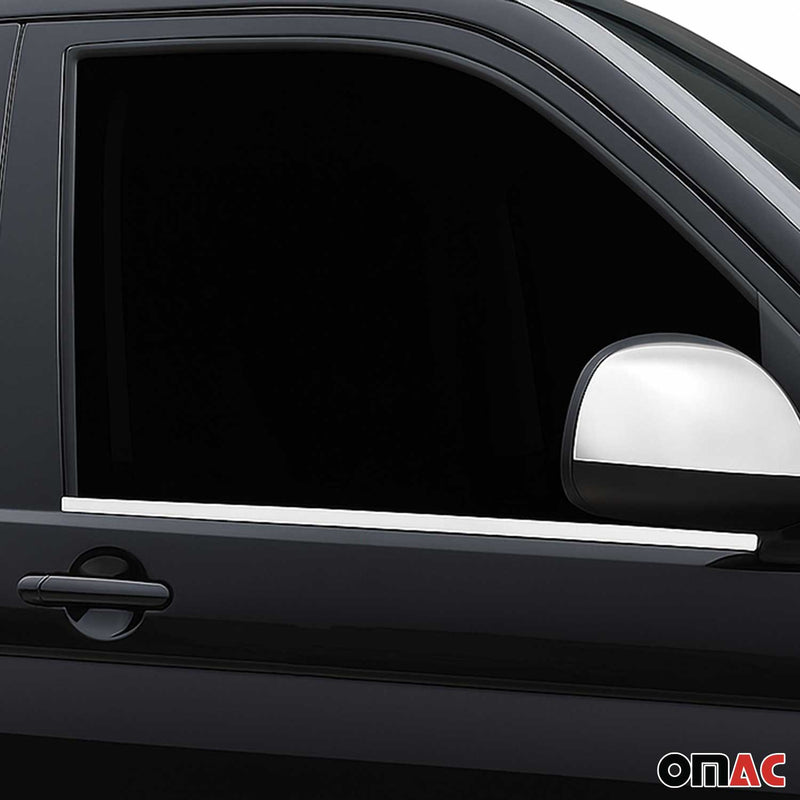 Garniture de Fenêtre pour VW T6 T6.1 Transporter tout 2015-2024 Acier Inox 2Pcs