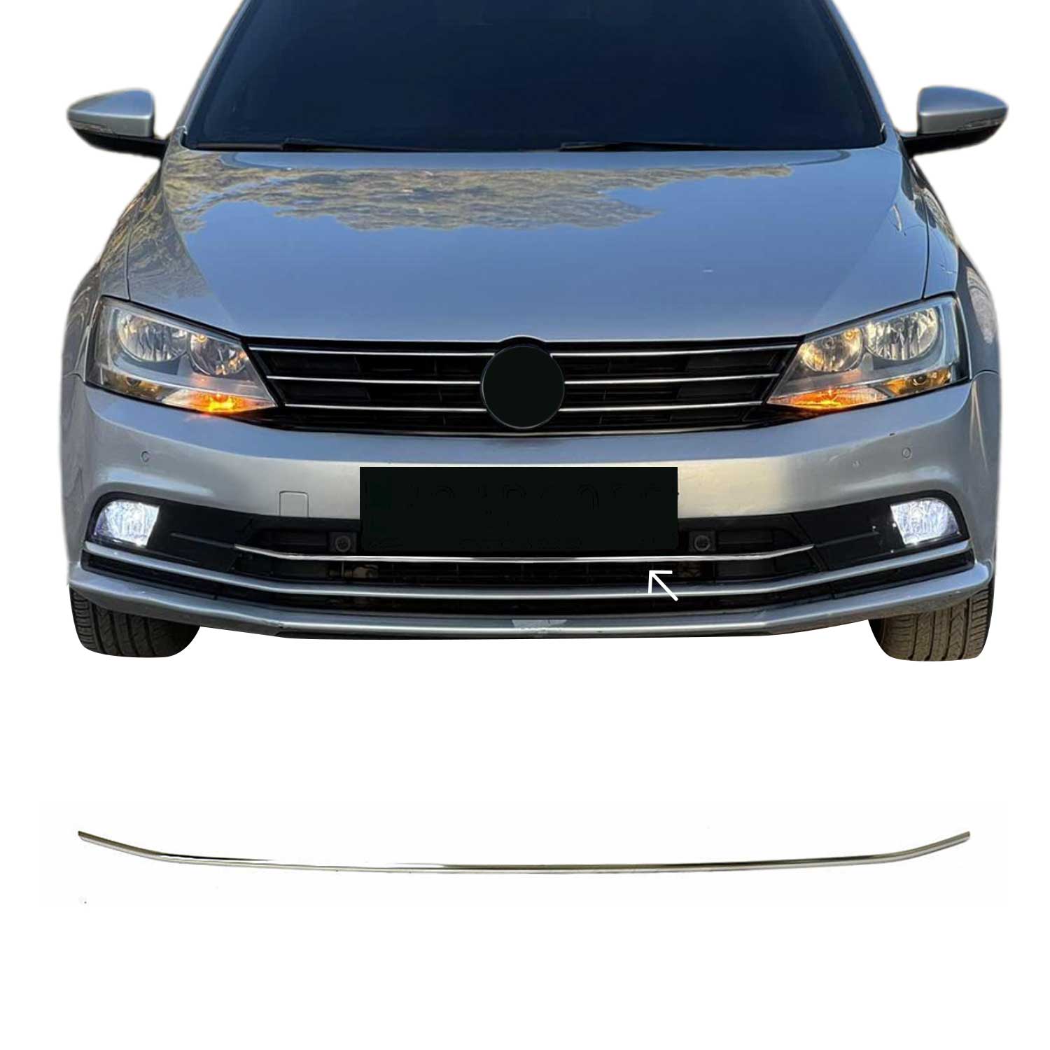 Moulure de Grille de Calandre pour VW Jetta 2014-2018 Chromé