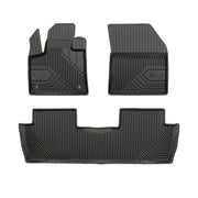 Tapis de Sol de Voiture pour Peugeot 5008 II 2017-2024 TPE Imperméable 3Pcs