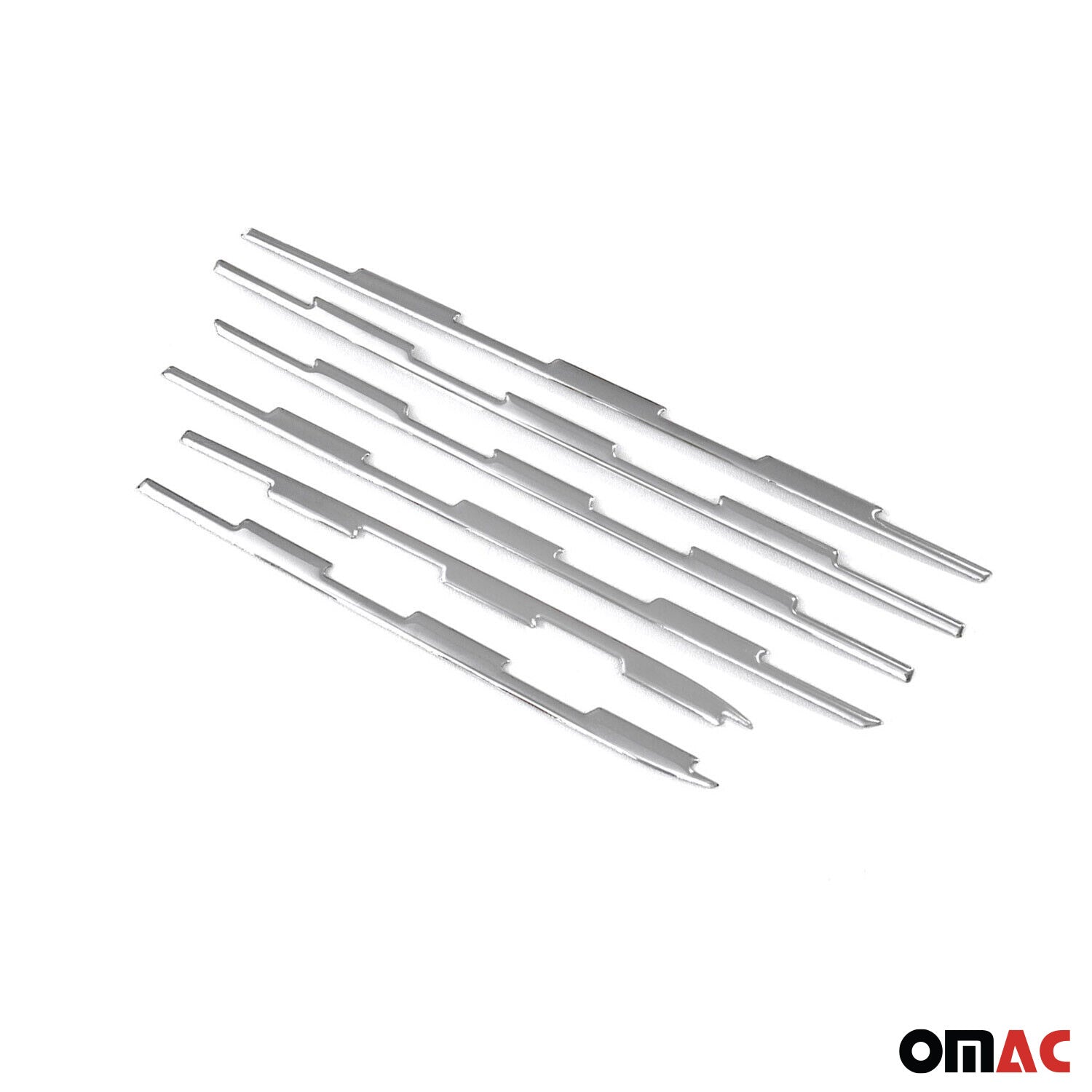 Moulure de Grille de Calandre pour Peugeot Rifter 2018-2026 Chromé 6Pcs