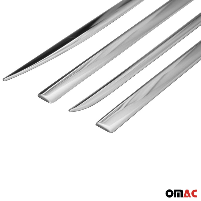 Garniture baguette de porte latérale pour BYD Atto 3/Seal U 2022-2025 inox 4Pcs