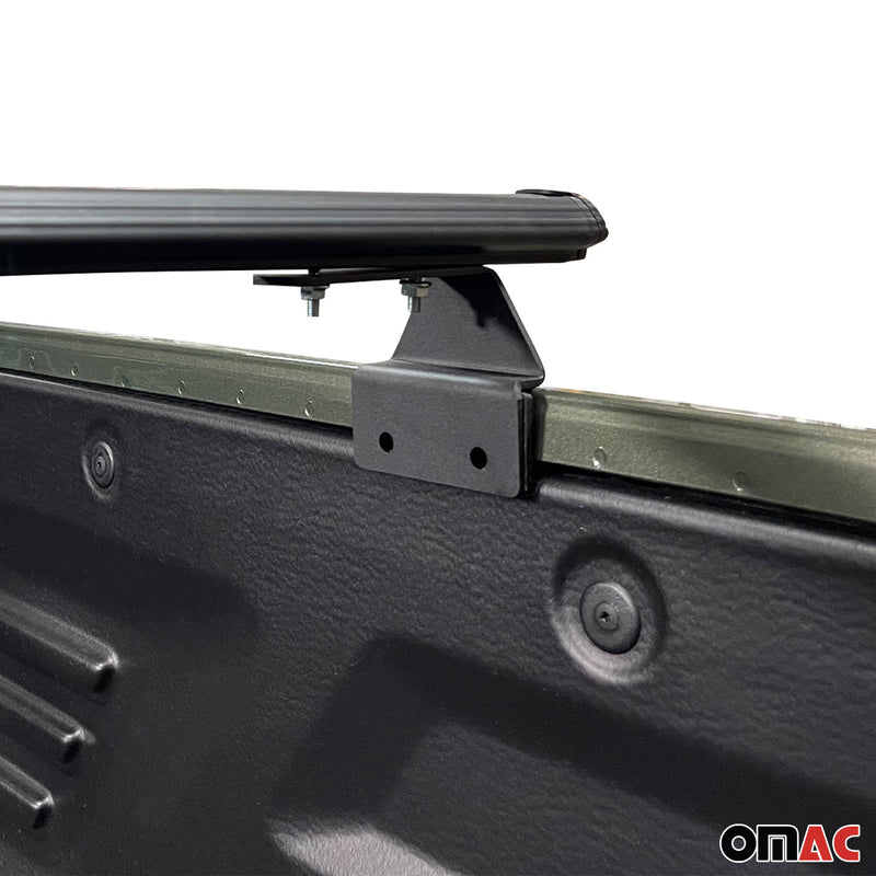 Barres de toit transversales pour VW Amarok 2010-2025 Aluminium Noir