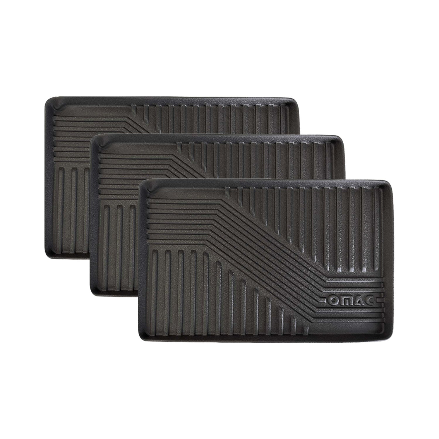 3x OMAC Tapis polyvalent pour cuisine, chaussures, machine à café, gamelle 58x38