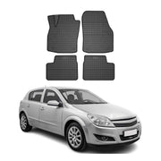 Tapis de Sol pour Opel Astra H 2004-2014 Caoutchouc Noir