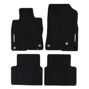 Tapis de Sol de Voiture pour Honda Civic XI Hybrid 2022-2026 Velours Noir 4Pcs