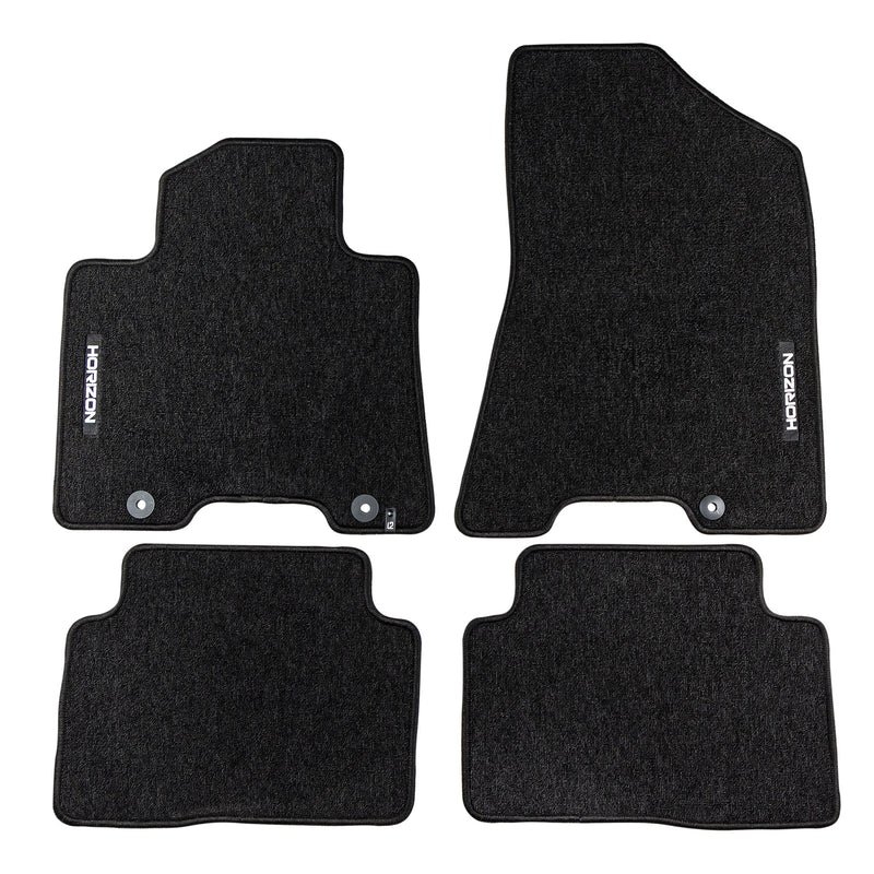 Tapis de Sol de Voiture pour Hyundai Tucson III 2015-2020 Velours Noir 4Pcs