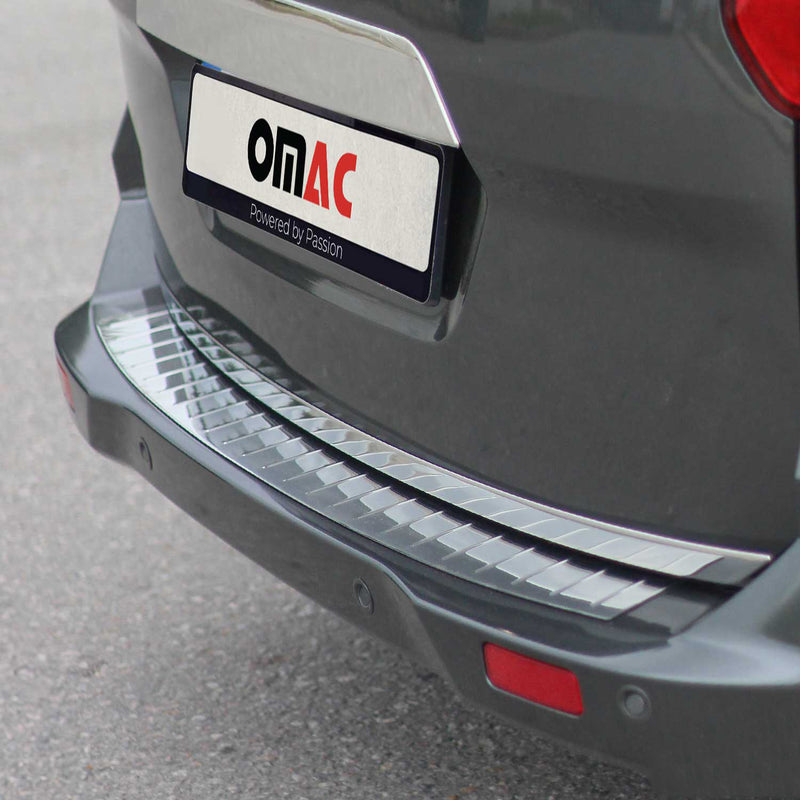 Protection Seuil de Pare-chocs Arriére Pour Renault Clio IV Estate 2012-18 Inox