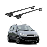 Barres de toit transversales pour Hyundai Getz Cross TB 2006-2011 Noir 2x ABE