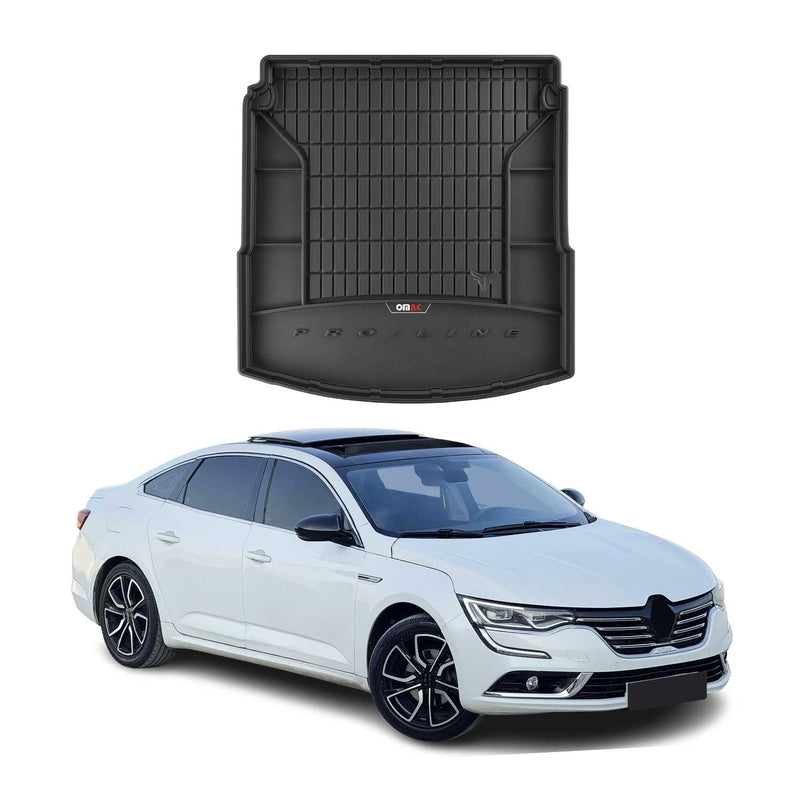 Tapis de Coffre pour Renault Talisman 2015-2020 TPE Noir