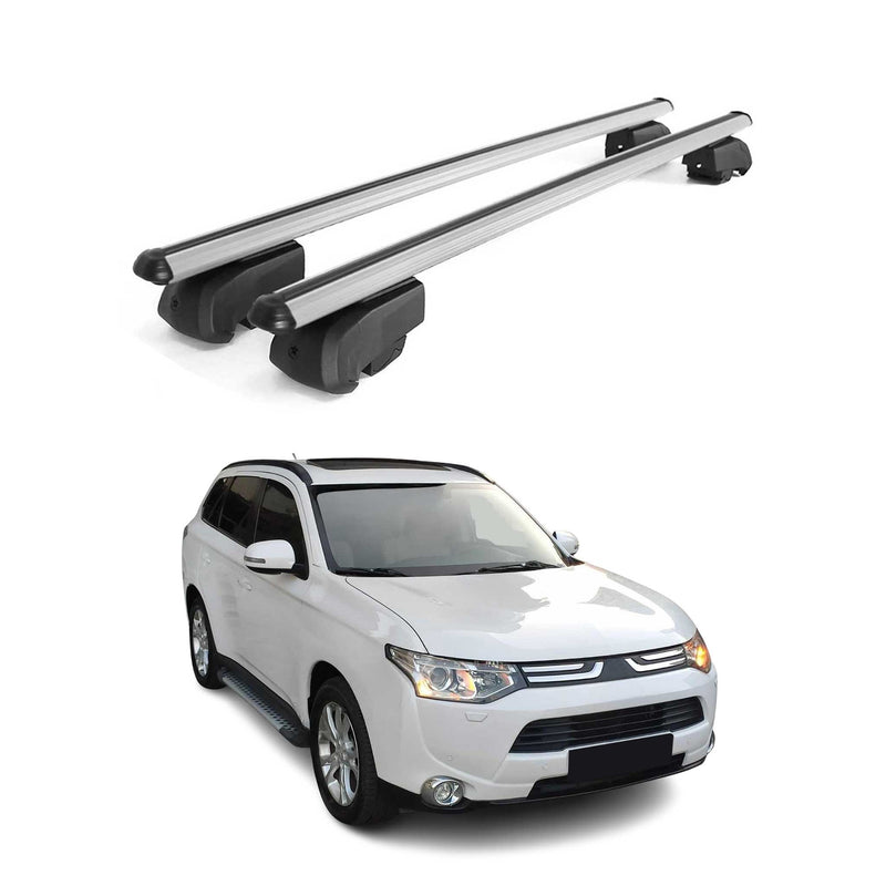 Barres de toit Transversales pour Mitsubishi Outlander 2012-2020 Alu ABE
