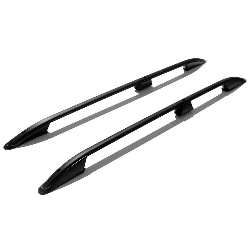 Barres de toit longitudinales pour Citroen Jumpy 2006-2016 L2 Aluminium Noir